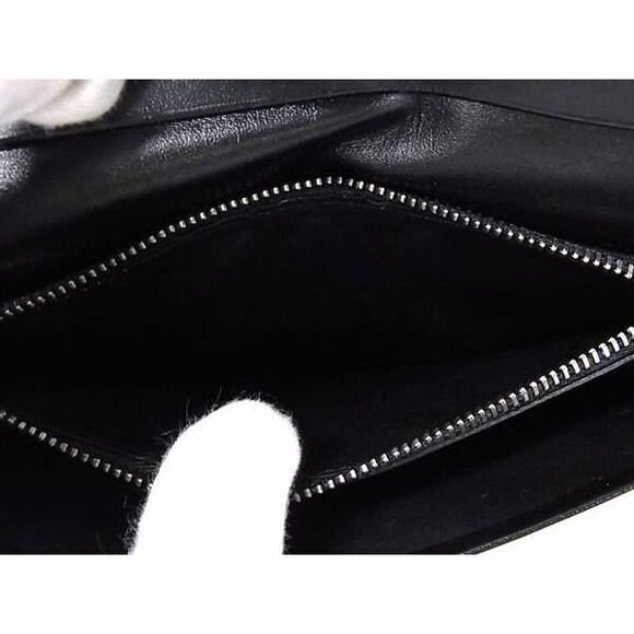 Bvlgari Wallet Octo 284708 Black Leather Men's Bifold Long Wallet - Picture 6 of 6